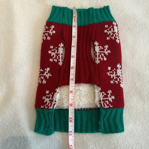Dog/Puppy — Christmas Sweater with Sherpa inside - Picture 4 of 10